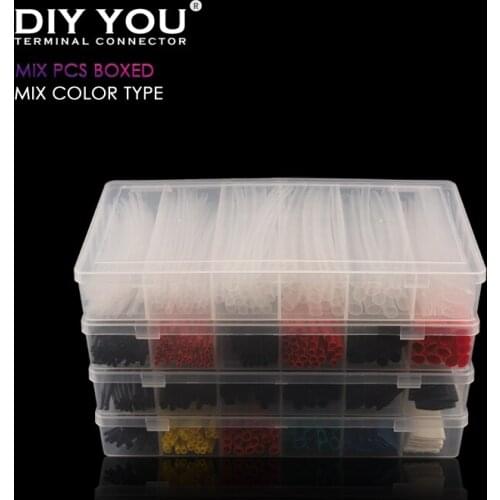 Mix Colorful Boxed Heat Shrink Tube Kit Shrinking Assorted Polyolefin Insulation Sleeving Wire Heat Shrink Tubing High Quality