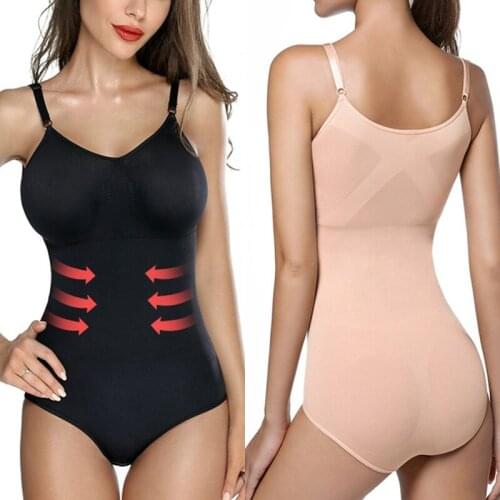 2020 New Womens Full Body Shaper Body Control Shaperwear Firm Waist Trainer Shapers Push Up Slimming BodySuit Waist Shaperwear