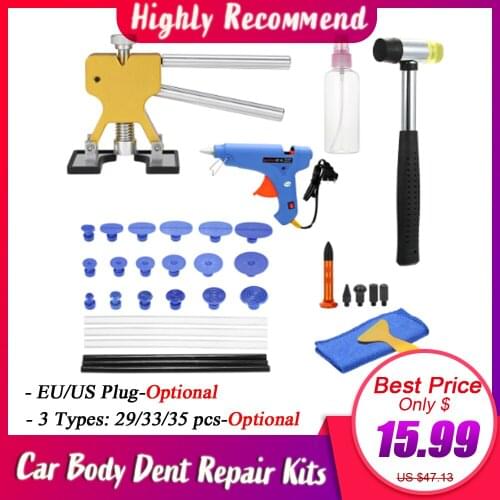 NEW Paintless dent repair tools Dent Repair Kit Car Dent Puller with Glue Puller Tabs Removal Kits for Vehicle Car Auto body
