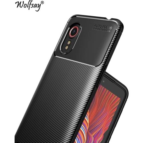 For Samsung Galaxy XCover 5 Case Bumper Silicone Carbon Fiber Cover For Samsung Galaxy XCover 5 Case For Samsung XCover 5 5.3"