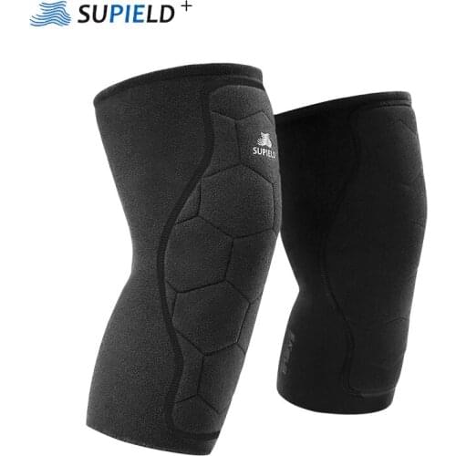 SUPIELD Aerogel Cold Proof Self Heating Sports Knee Pads Outdoor Sports Warm Knee Protector Kneepad For Arthritis Brace Support