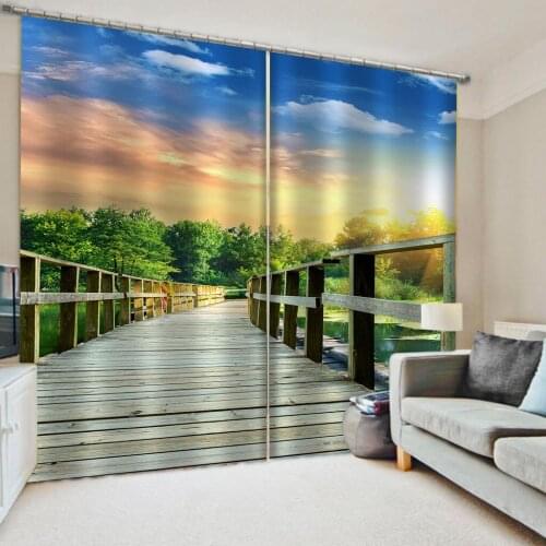 Blackout 3D Window Curtain For Living Room office Bedroom 3d landscape curtains Decoration curtains