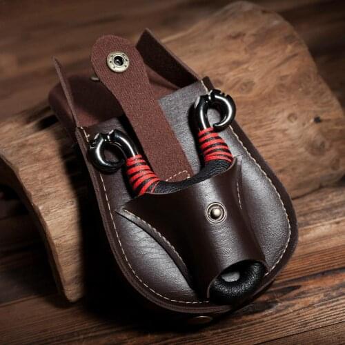 PU Leather Hunting Camping Slingshot Holder Bag 13*11*4cm Easy Carry Slingshot Waist Case EDC Outdoor Catapult Tool Bags
