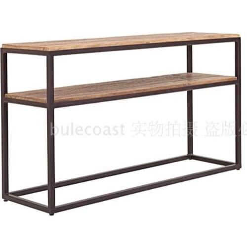 Zq Rusted Retro Solid Wood Sideboard Entrance Cabinet Side Table American Style French Style Pastoral Country