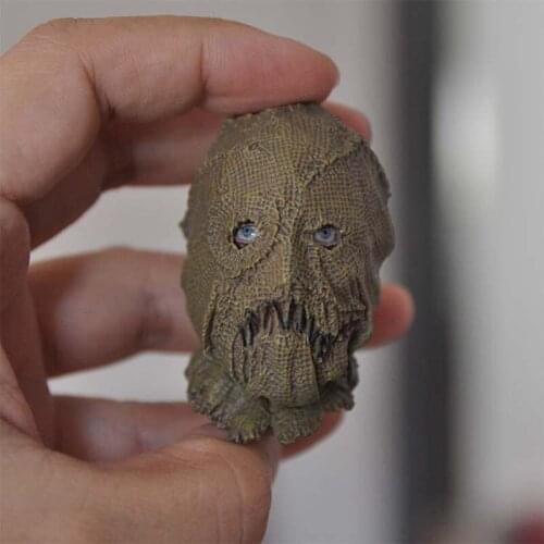 1/6 Scarecrow Head Sculpt PVC Jonathan Crane Head Carving Fit 12" Male Action Figure Body