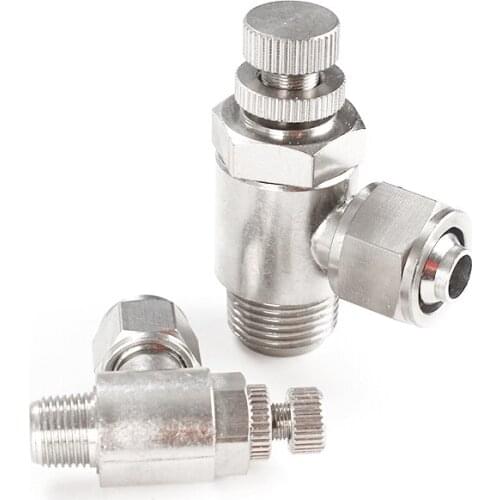 6pcs KL-SL6 KL-SL8 KL-SL10 KL-SL12 Fast Screwing Quick Connector Fittings Pneumatic Elbow
