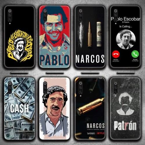 Narcos TV Series Pablo Escobar Phone Case for Xiaomi Mi Note 10 Lite Mi 9T Pro xiaomi 10 CC9 9SE