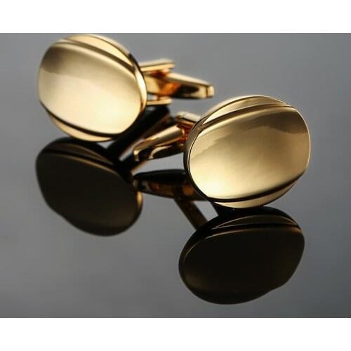 KC-003 Free delivery, high quality copper material cuff links, new fashion jewelry gold cufflinks, mens wedding gifts