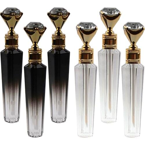 3 Pcs 5ml Empty Clear Pencil Glitter Tubes Bottle Makeup Tubes Containers