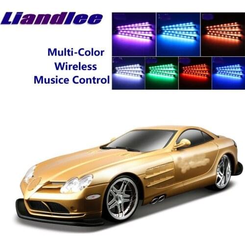 LiandLee Car Neon Color-Changing Light of Atmibient Inside Footwell Light LiandLee For Mercedes Benz MB SLR 2003~2010 Car