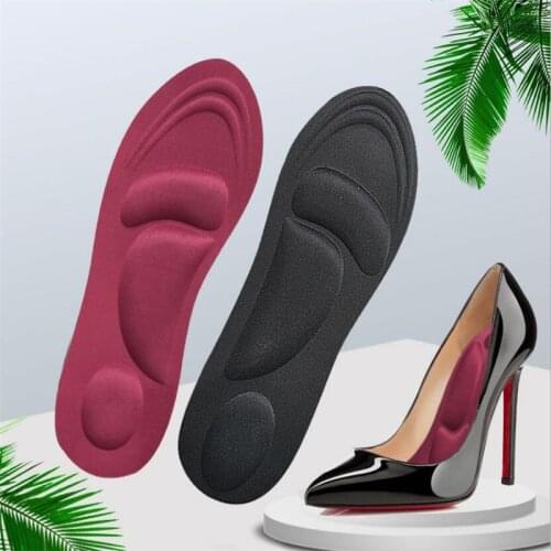 4D Memory Foam Orthopedic Insoles For Shoes Women Men Flat Feet Arch Support Massage Plantar Fasciitis Sports Pad Shoe Cushion