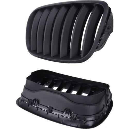 For bmw X Series front grille X5 E70 X6 E71 2007-2013, matte black, durable racing grille, auto parts