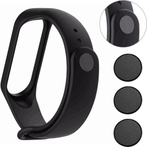 Silicone Strap For Xiaomi Mi Band 4 3 Multiple Colour Strap Anti-sweat Sport Breathable Strap Buckle Replacement Wrist Strap