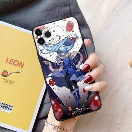 Rimuru anime aesthetic design art Silicone Glass Phone Case Cover Shell For iPhone SE 6 6s 7 8 Plus X XR XS 11 12 Mini Pro Max