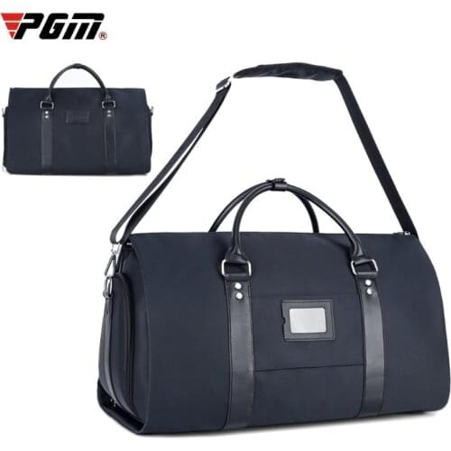 PGM Golf Bag Men Portable Large Capacity Waterproof Clothing Shoe Bag Foldable Multifunctional Travel Lightweight Golf Bag