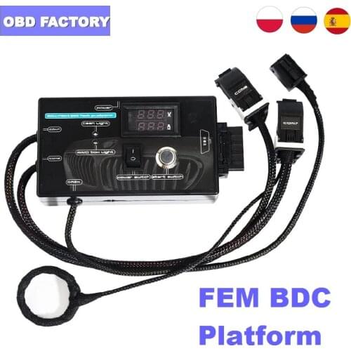 2020 New Type FOR BMW FEM/BDC for BMW F20 F30 F35 X5 X6 I3 Test Platform with Black Case Test Platform without Gearbox CAS4 Test