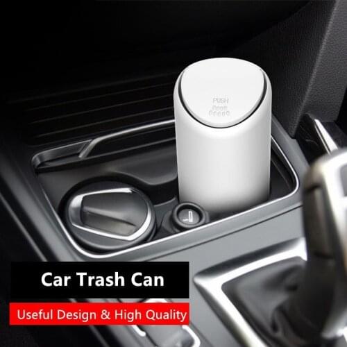 1Picecs Universal Car Trash Bin Auto Organizer Storage Box Car Trash Can Rubbish Gargage Holder Automobile Storage Bucket