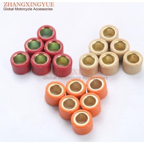 High Performance Variator Weights Round 16 x 13mm 6-8gram set for GILERA Easy Moving 50 95-96 Storm 50 94-95 Typhoon 50 94-95