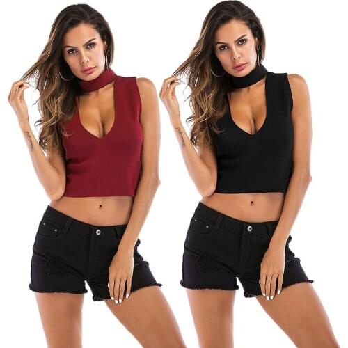 Women Girls Sexy Sleeveless Halter Vest Tank Tops Tee Shirt Blouse Casual