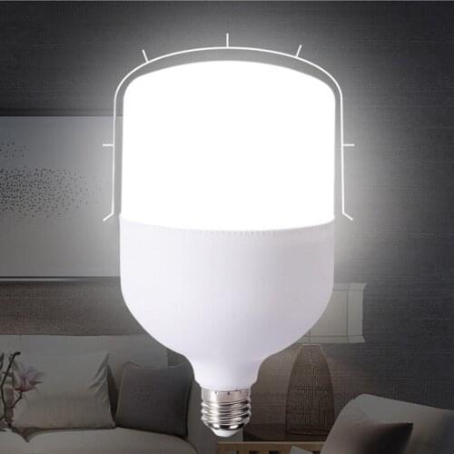 1/2/4PCS LED Bulb Plastic PP Bulb Light E27 Screw Port Energy Saving Bulb Bulb Light Suitable for Indoor Living Room Lighting