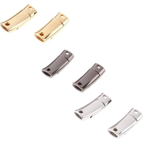 1 pair magic mganetic lock no tie shoelaces system metal shoe buckles