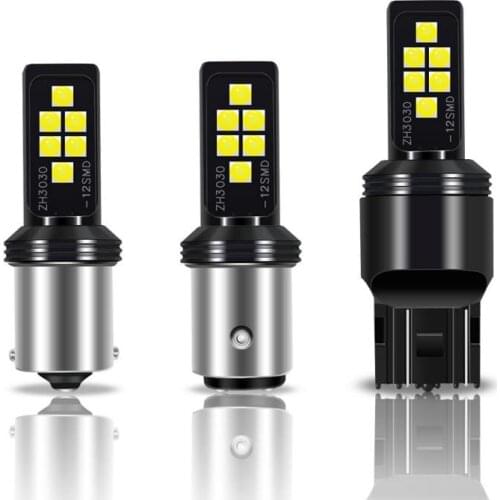 1PC Auto LED T20/1156/1157 BA15S Bulb 3030 12SMD CanBus No Error Turn Signal Light