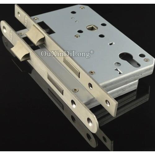 1PCS Stainless Steel 7265 / 6572 Lock Body Fire Proof Door Lock Office Fire Door Wood Door Lock Body Door Lock Repair Parts