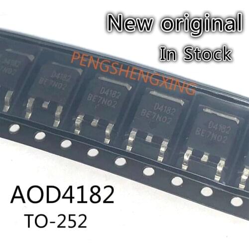 10PCS/LOT AOD4182 53A80V TO-252 D4182 New original spot hot sale