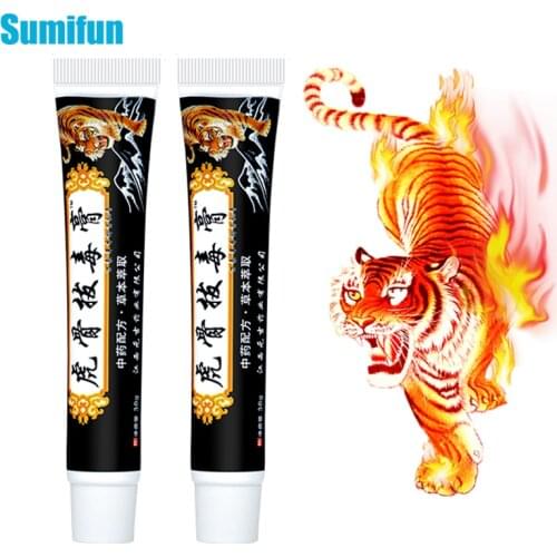 2pcs Sumifun Pain Relief Ointment Tiger Balm Rheumatoid Arthritis Analgesic Cream Medical Plaster For Blood Circulation 30g