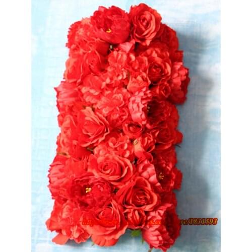 Arch flower Wedding background decoration lawn / pillar Market decoration Rose and hydrangea flower wall 10pcs/lot TONGFENG