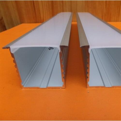 Free Shipping High Quality aluminum profile for led strips with clear/milky diffuse cover,2M/pc 15pcs/lot,3 years warranty