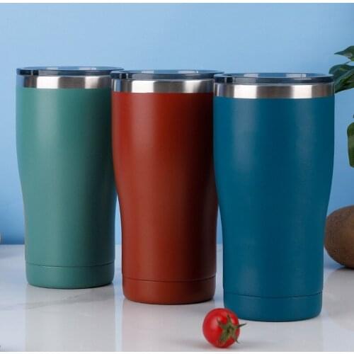 Stainless Steel Household Ice Cup Car Cup Car Portable Ice Cup 30Oz Double Vacuum Waist Cup