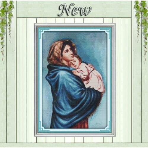 The Virgin Mary,Christian Jesus,Counted print on canvas DMC 14CT 11CT Cross Stitch Needlework kit,Embroidery Set,home wall Decor