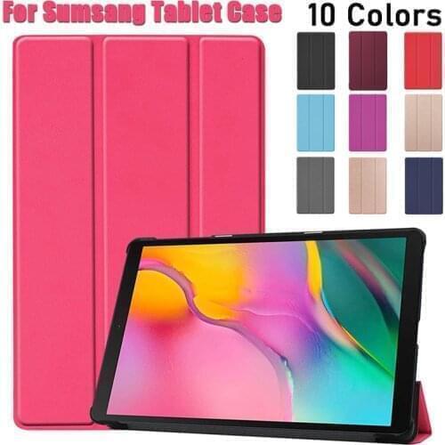Flip Leather Tablet Case with Pencil Holder For Samsung Galaxy Tab A7 10.5 Inch 2020 SM-T500/T505/T507 Galaxy Tab A7 Case Fundas