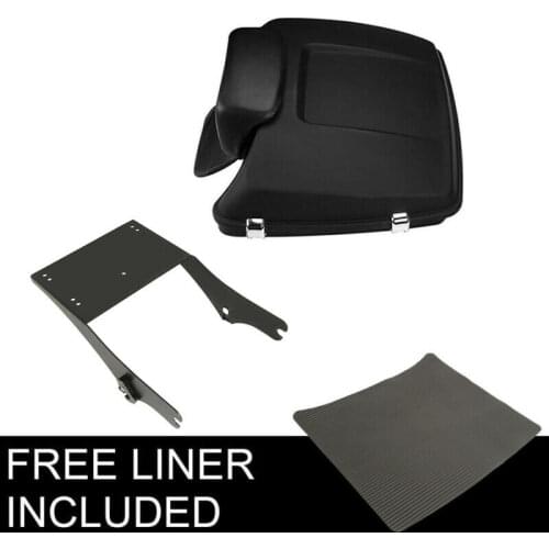 Motorcycle Matte Black Razor Pack Trunk Mount Rack For Harley Tour Pak Touring Road King Street Glide Electra Glide 1997-2008