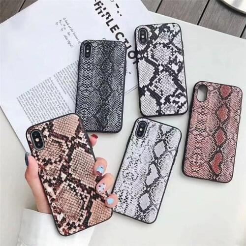 Crocodile Texture Soft TPU Phone Case For Huawei P40 Lite P30 Pro P20 Mate 30 Pro Honor 10 Lite Snake Skin PU Leather Cover