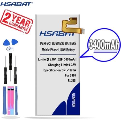 New Arrival [ HSABAT ] 3400mAh BL215 Replacement Battery for Lenovo Vibe X S096 s968T