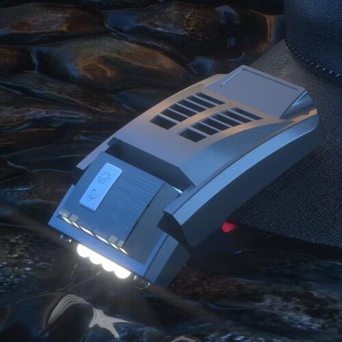 Rechargeable LED Headlamp Clip-on Cap Hat Light Head Torch Fishing Camp Lamp Cap Clip Lamp/head Lamp Sensor Cap Light Headlight