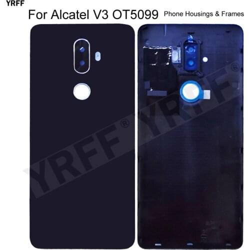 For Alcatel V3 OT5099 5099A 5099D 5099Y Battery Housing Frames Back Cover Door Plastic Case