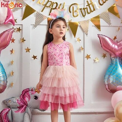 Girl Princess Tutu Dress Children Summer Mermaid Prom Dresses Kids Birthday Party Tutu Vestidos Elegant Sweet Perform Dresses