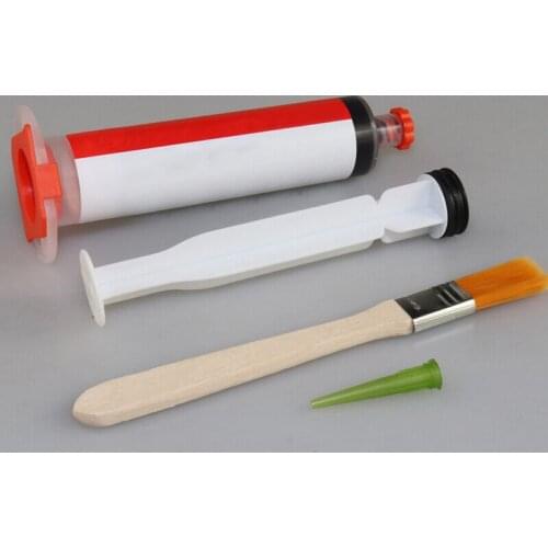 Durable 30ML Audio Speaker Repair Glue Set Foam Paper Tray Rubber Edge Cloth Black Electronic Seal Speaker Repairing Accessories