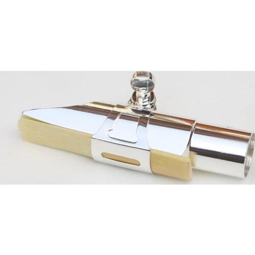 MFC Professional Tenor Soprano Alto Saxophone Metal Mouthpiece Silver Plated Mouthpiece Sax Mouth Pieces Size 56789