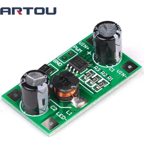 350mA 1W LED Driver PWM Light Dimmer DC-DC 5-35V Step Down Module Power Supply Buck Constant Current Module High-Efficiency