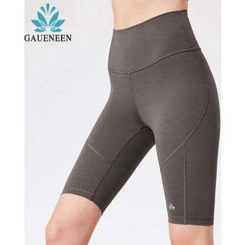 GAUENEEN Women Sports Shorts Fitness Yoga High Waist Push Up Biker Shorts Sportswear Workout Gym Jogging Running Shorts