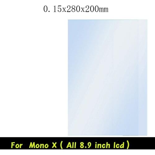 SLA 3D Printer FEP Film For Photon Mono X Resin 3D printer 280x200mm /260x165mm LCD FEP Sheets 0.15mm FEP Film All 8.9 inch lcd