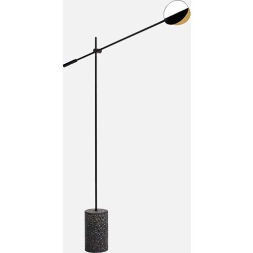 LED Floor Light Terrazzo Modern Nordic Living Room Floor Lamp Minimalist Bedroom Bedside Designer Black / Gold Standing Lighting