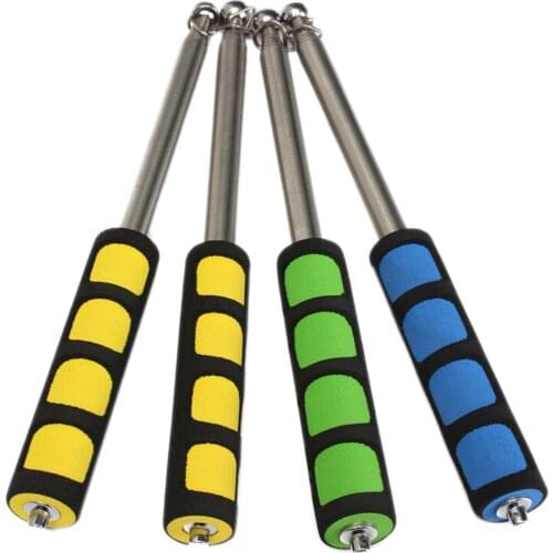 1.2M Stainless Steel Telescopic Flag Pole Outdoor Flagpole for Teaching Pointer Tour Guide Banner Flagstaff Decoration