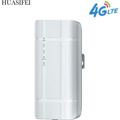 Waterproof Outdoor 4G CPE Router 150Mbps CAT4 LTE Routers 3G/4G SIM Card WiFi Router For IP Camera/Outside WiFi Coverage