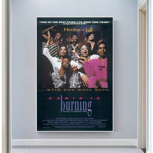 V0922 Paris is Burning Vintage Classic Movie Wall Silk Cloth HD Poster Art Home Decoration Gift