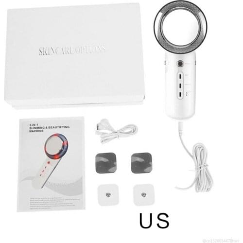 3 In 1 Ultrasound Cavitation Body Slimming Massager Anti Cellulite Fat Burning Painless Galvanic Infrared Massager